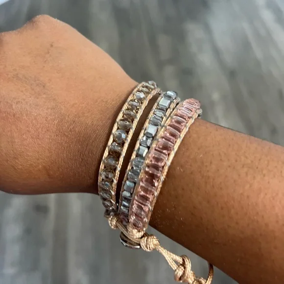 Victoria Emerson Beaded Wrap Bracelets - Picture 6 of 8